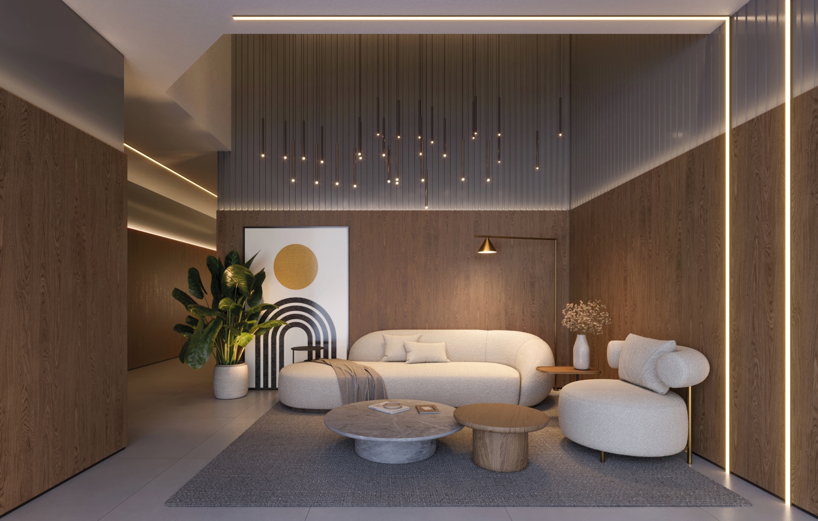 Hall de entrada Dortmund Residencial
